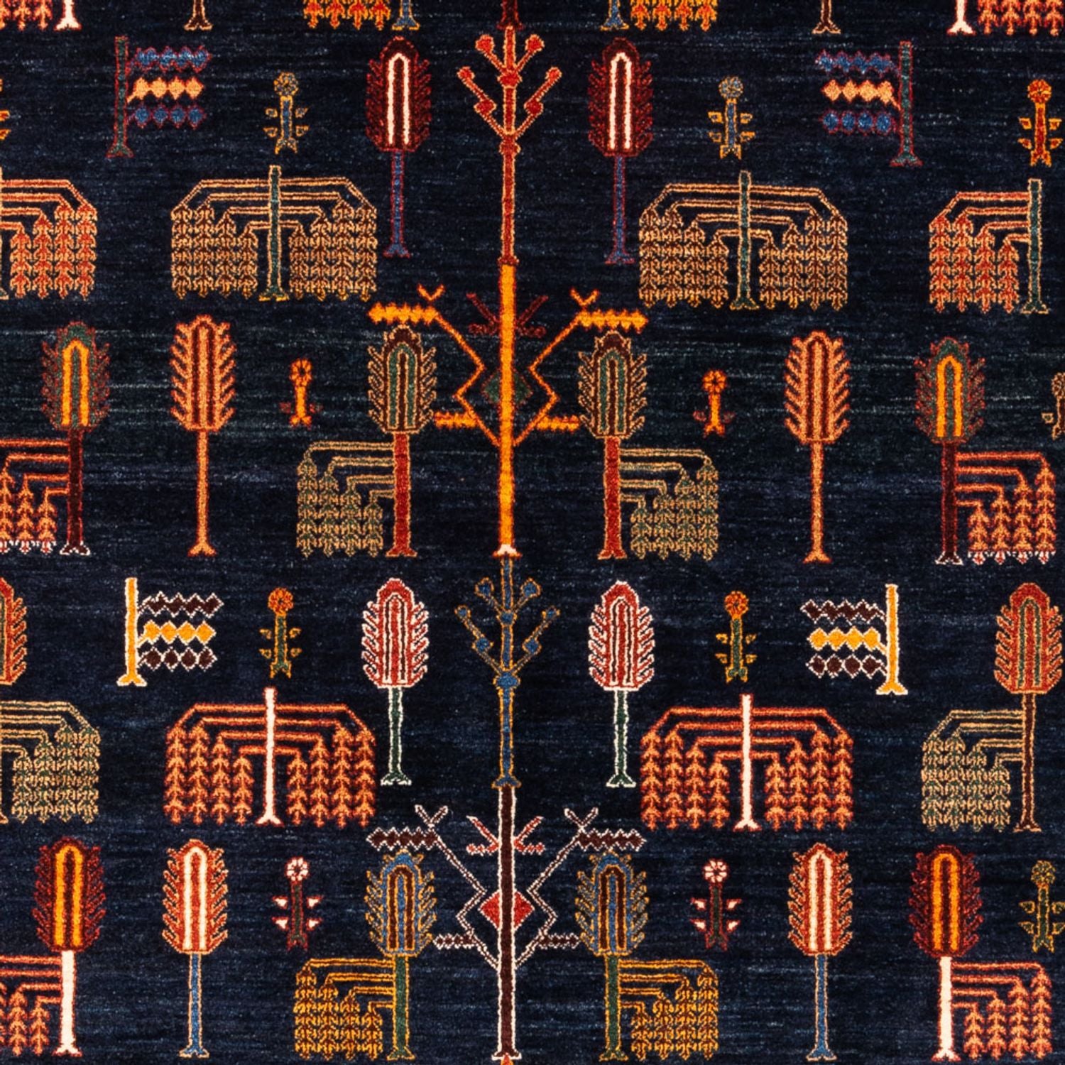 Alfombra Gabbeh - Persa - 240 x 170 cm - azul oscuro