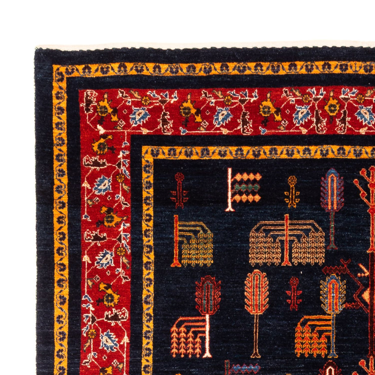 Gabbeh persa Alfombra 170x240cm - Perserteppich Wollteppich