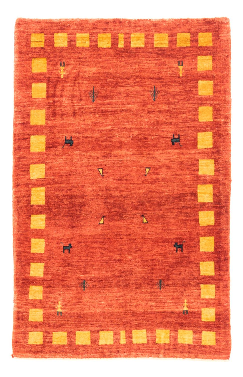 Alfombra Gabbeh - Persa - 150 x 103 cm - terracota