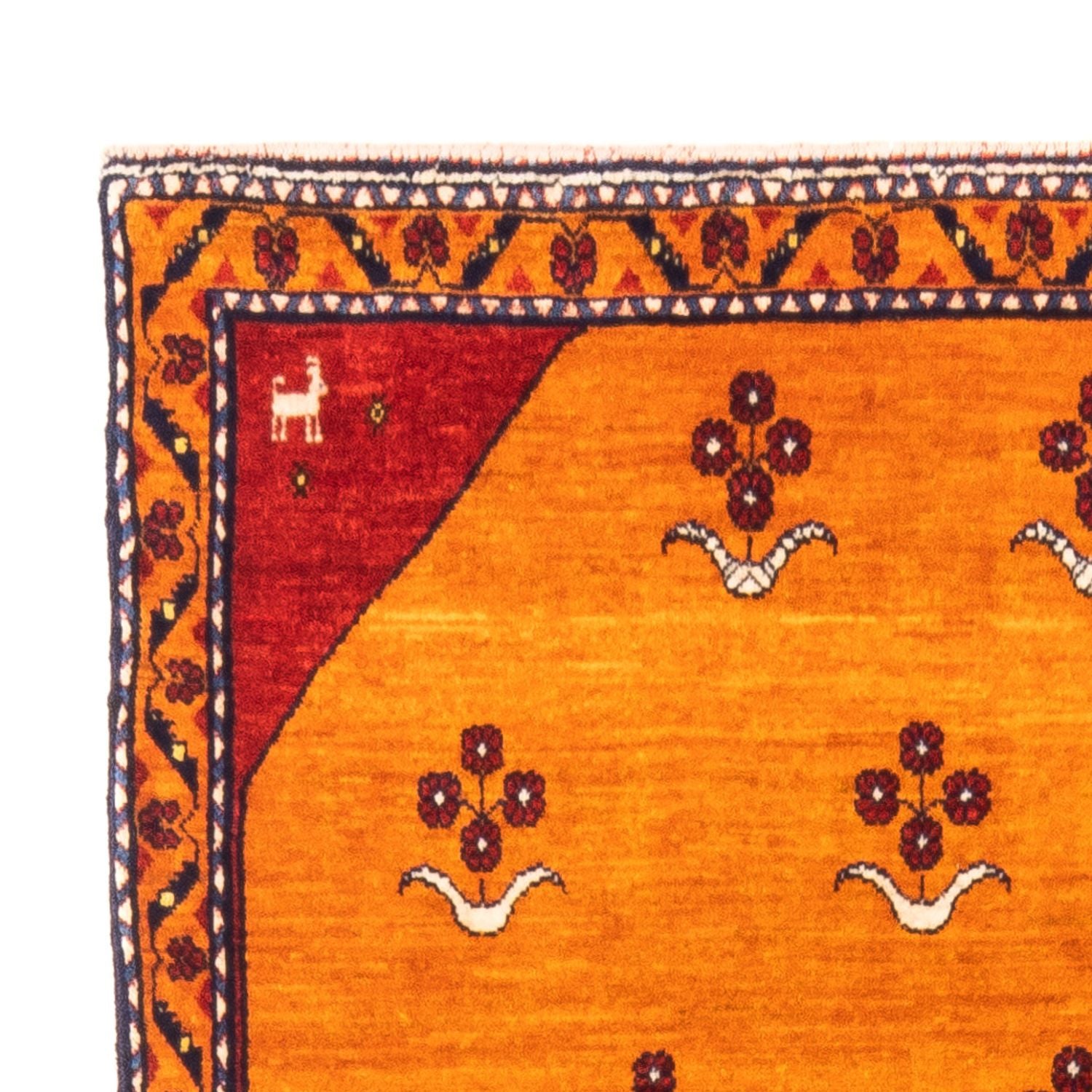 Alfombra Gabbeh - Persa - 155 x 104 cm - oro