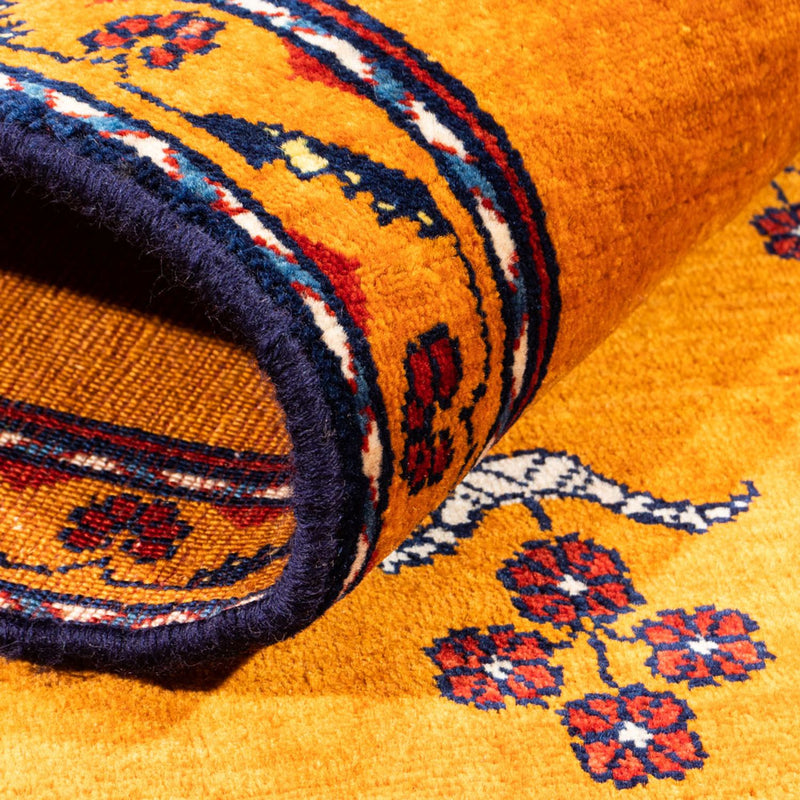 Alfombra Gabbeh - Persa - 155 x 104 cm - oro