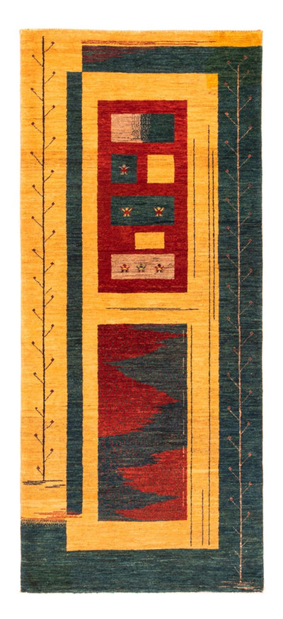 Gabbeh persa Alfombra 80x198cm - Perserteppich Wollteppich