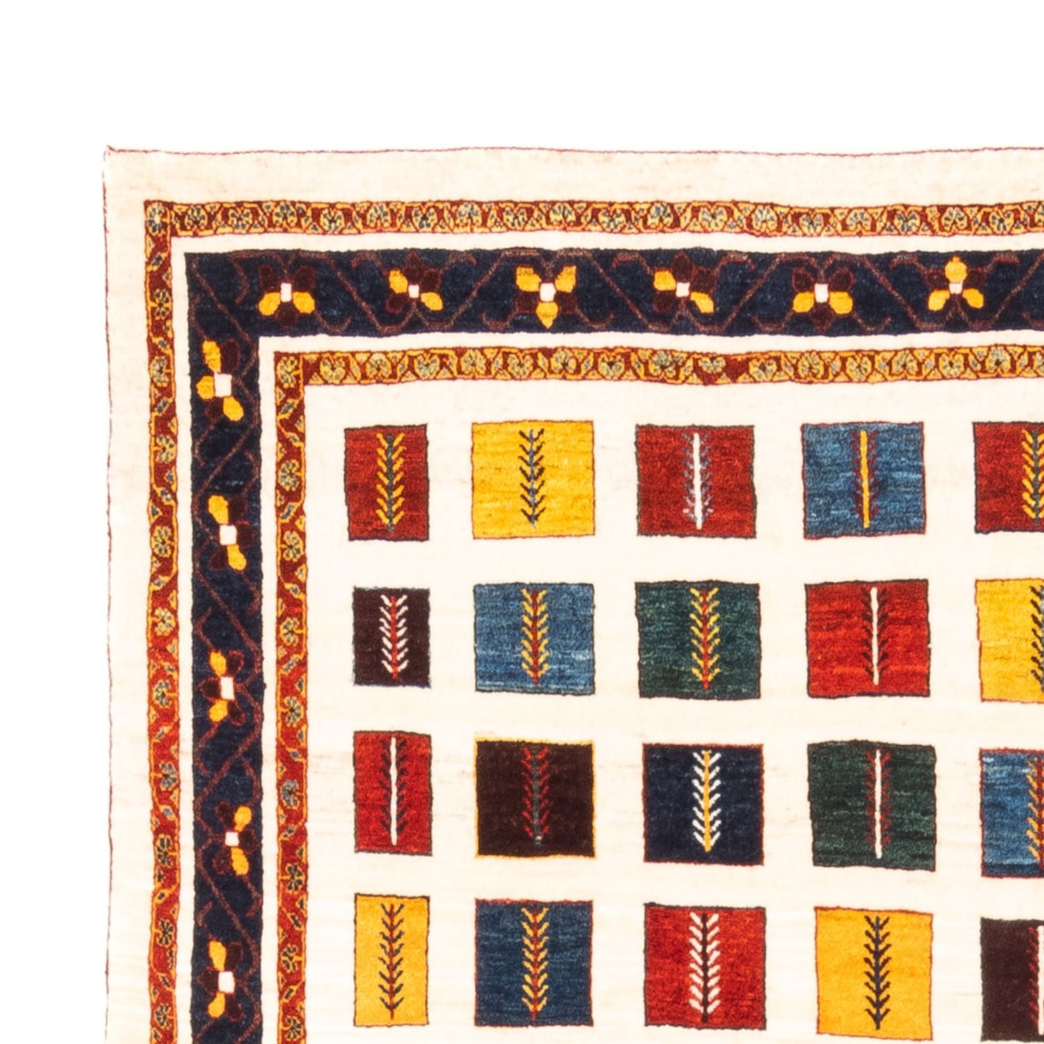 Alfombra Gabbeh - Persa - 207 x 157 cm - multicolor