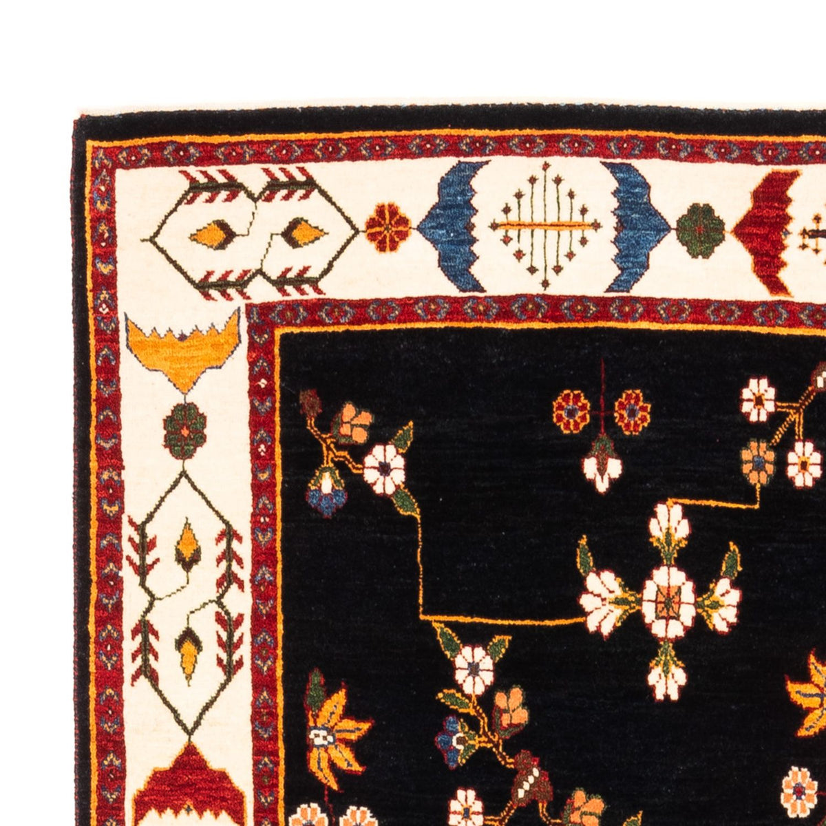 Gabbeh persa Alfombra 122x180cm - Perserteppich Wollteppich