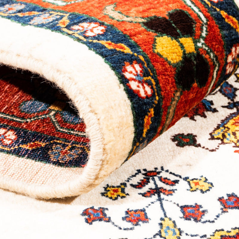 Alfombra Gabbeh - Persa - 194 x 127 cm - crema