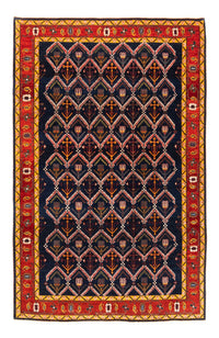 Alfombra Gabbeh - Persa - 205 x 143 cm - azul oscuro
