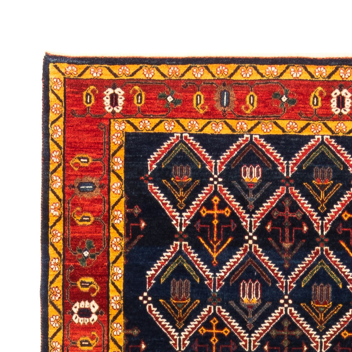 Gabbeh persa Alfombra 143x205cm - Perserteppich Wollteppich