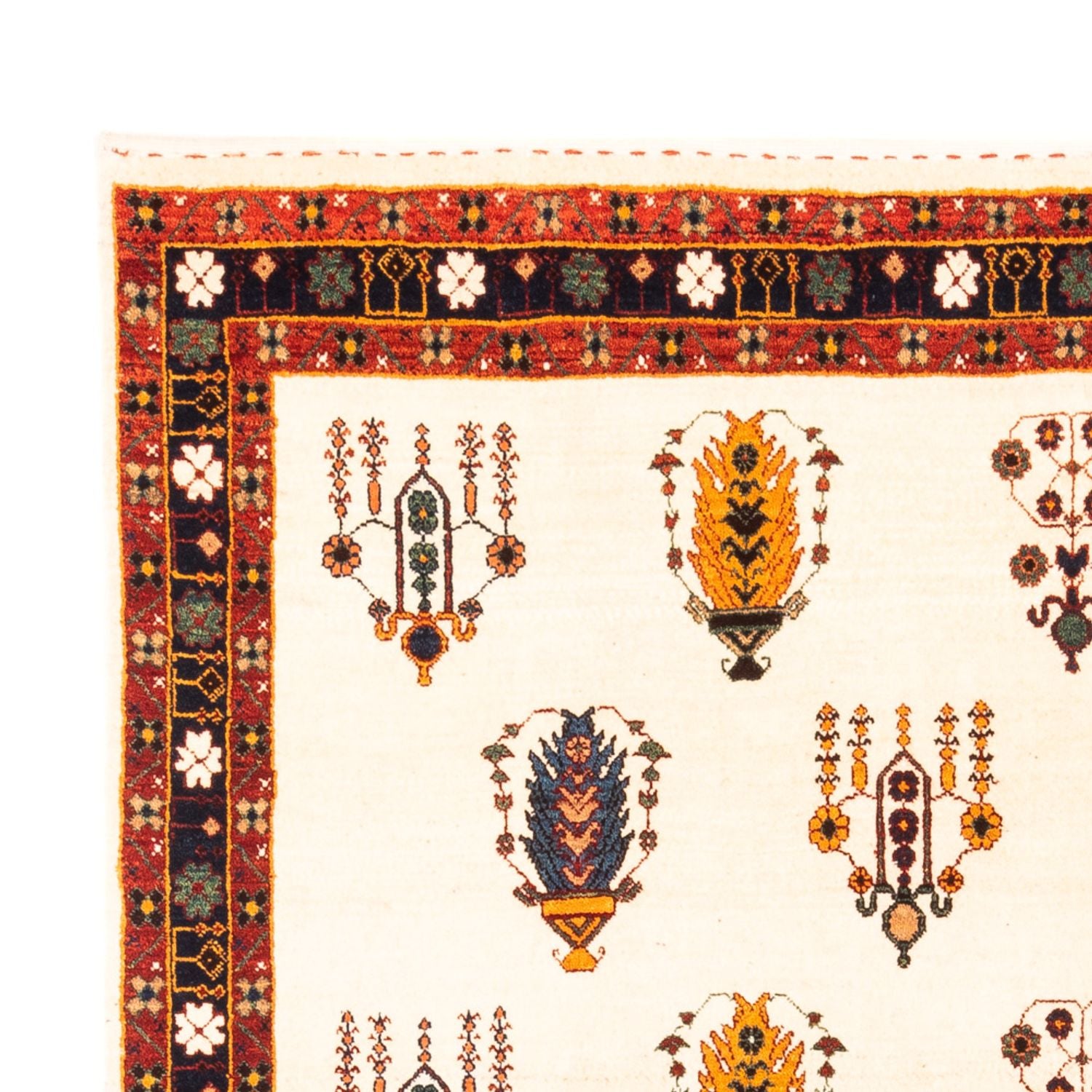 Alfombra Gabbeh - Persa - 215 x 152 cm - crema