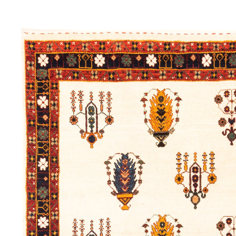 Alfombra Gabbeh - Persa - 215 x 152 cm - crema