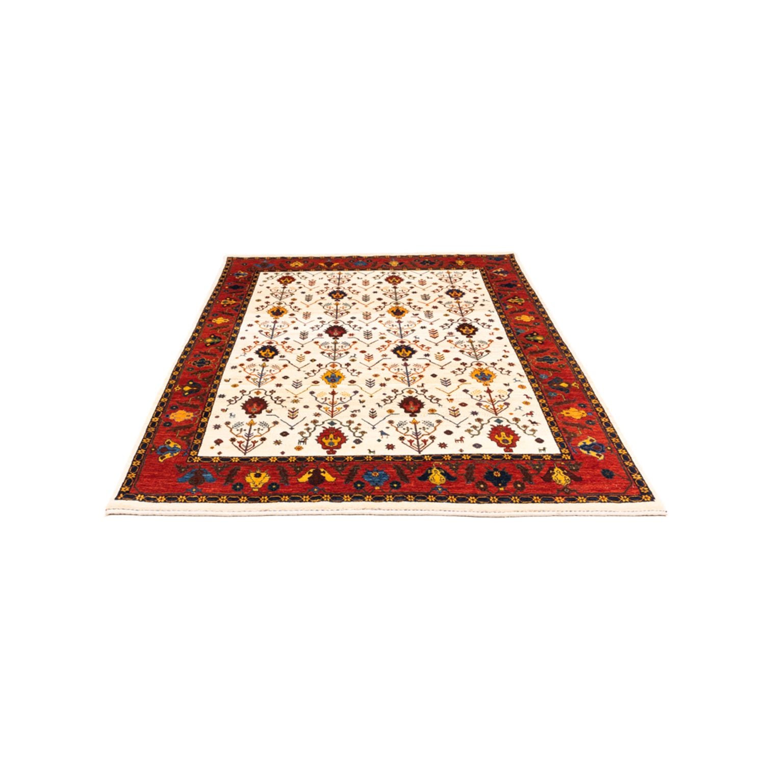 Alfombra Gabbeh - Persa - 212 x 155 cm - crema