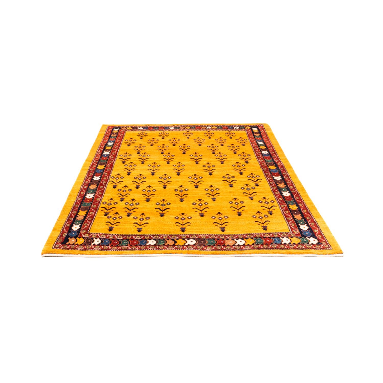 Alfombra Gabbeh - Persa - 198 x 149 cm - oro