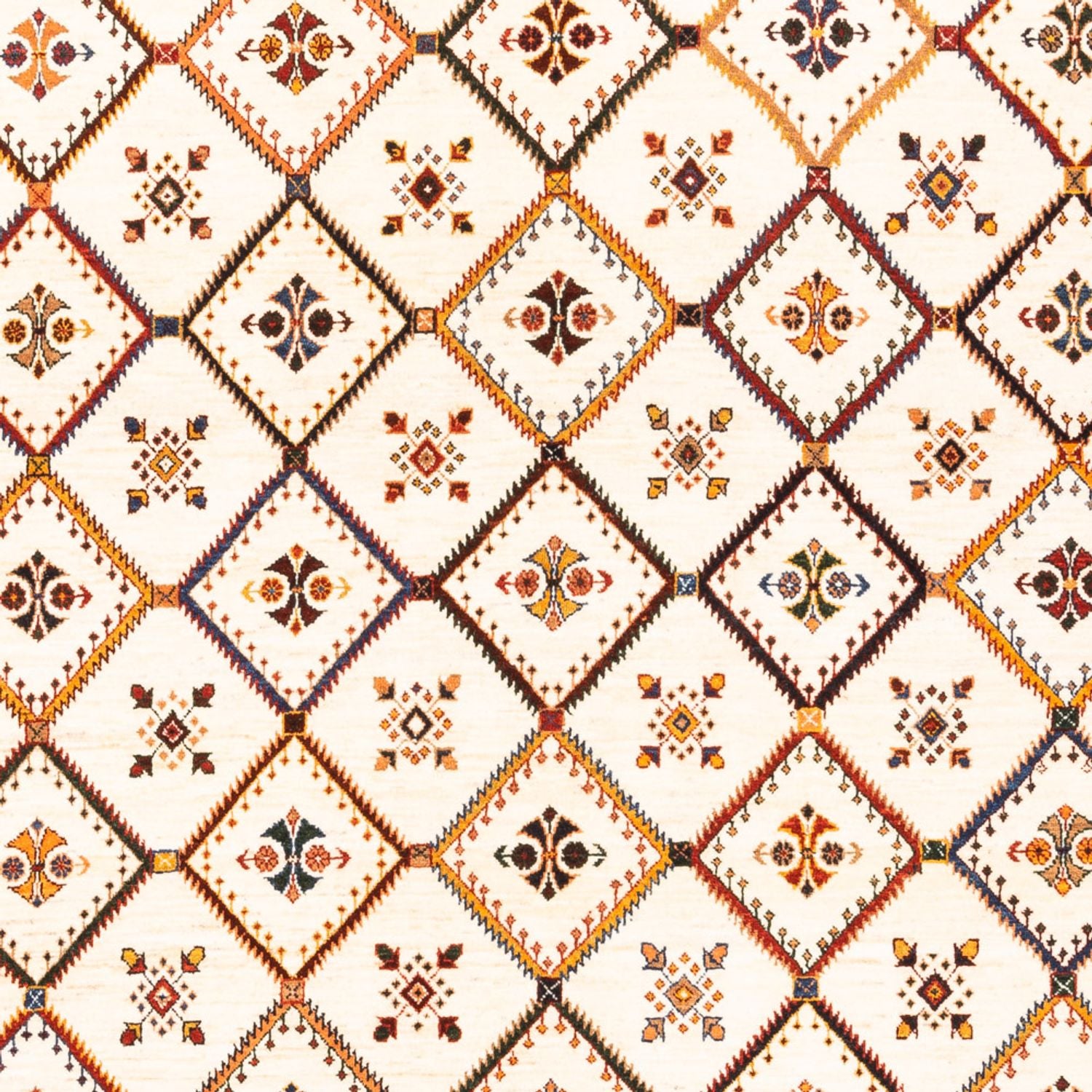 Alfombra Gabbeh - Persa - 234 x 180 cm - crema