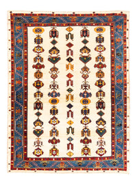 Alfombra Gabbeh - Persa - 194 x 145 cm - crema