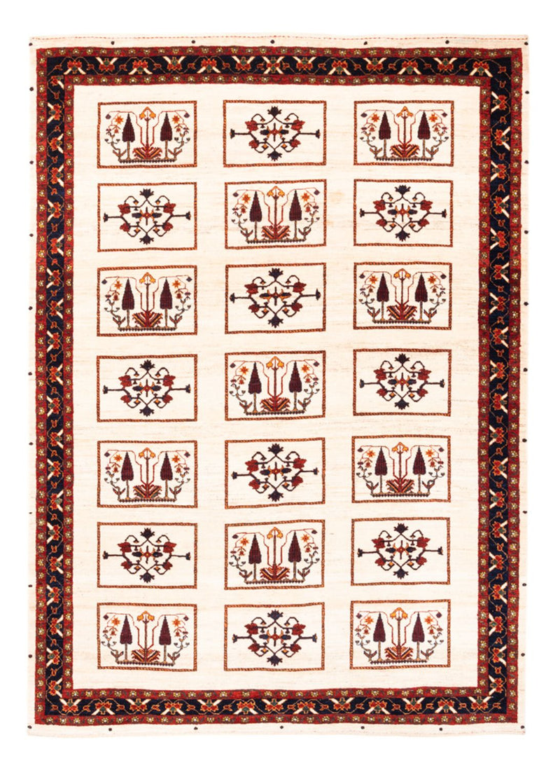 Alfombra Gabbeh - Persa - 210 x 154 cm - crema