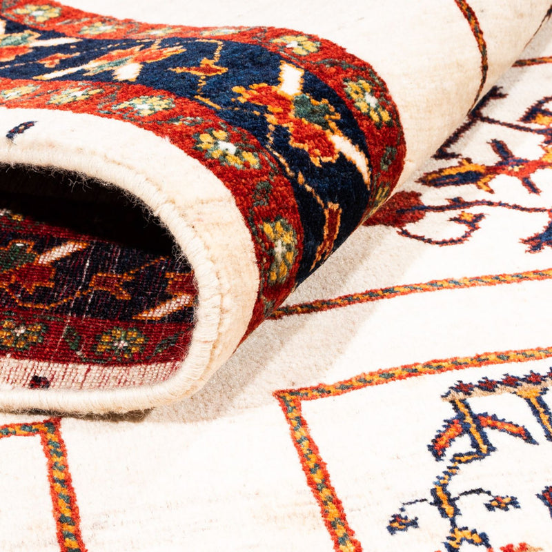 Alfombra Gabbeh - Persa - 210 x 154 cm - crema