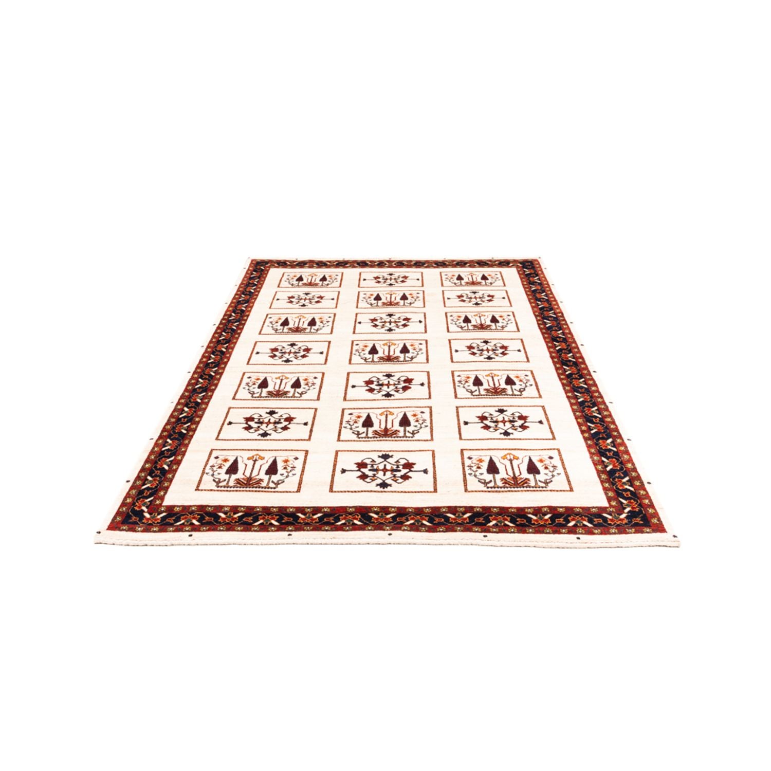 Alfombra Gabbeh - Persa - 210 x 154 cm - crema