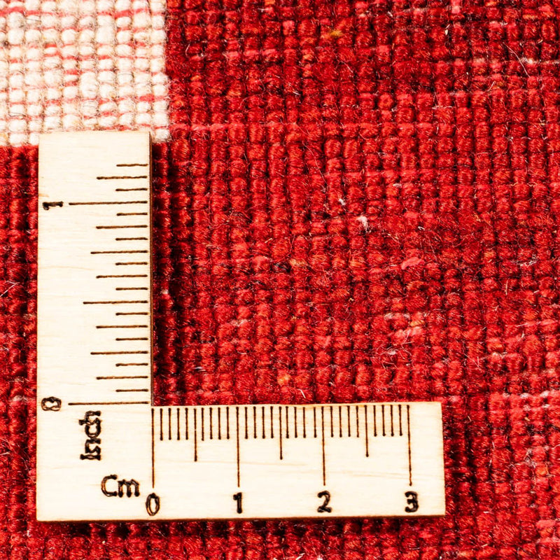 Alfombra de pasillo Alfombra Gabbeh - Persa - 200 x 85 cm - rojo