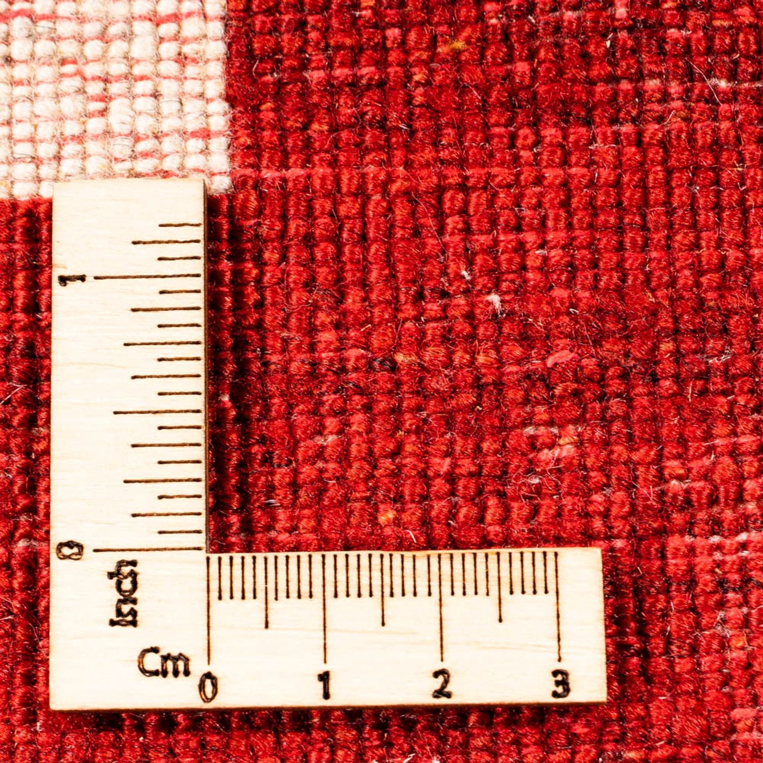 Alfombra de pasillo Alfombra Gabbeh - Persa - 200 x 85 cm - rojo