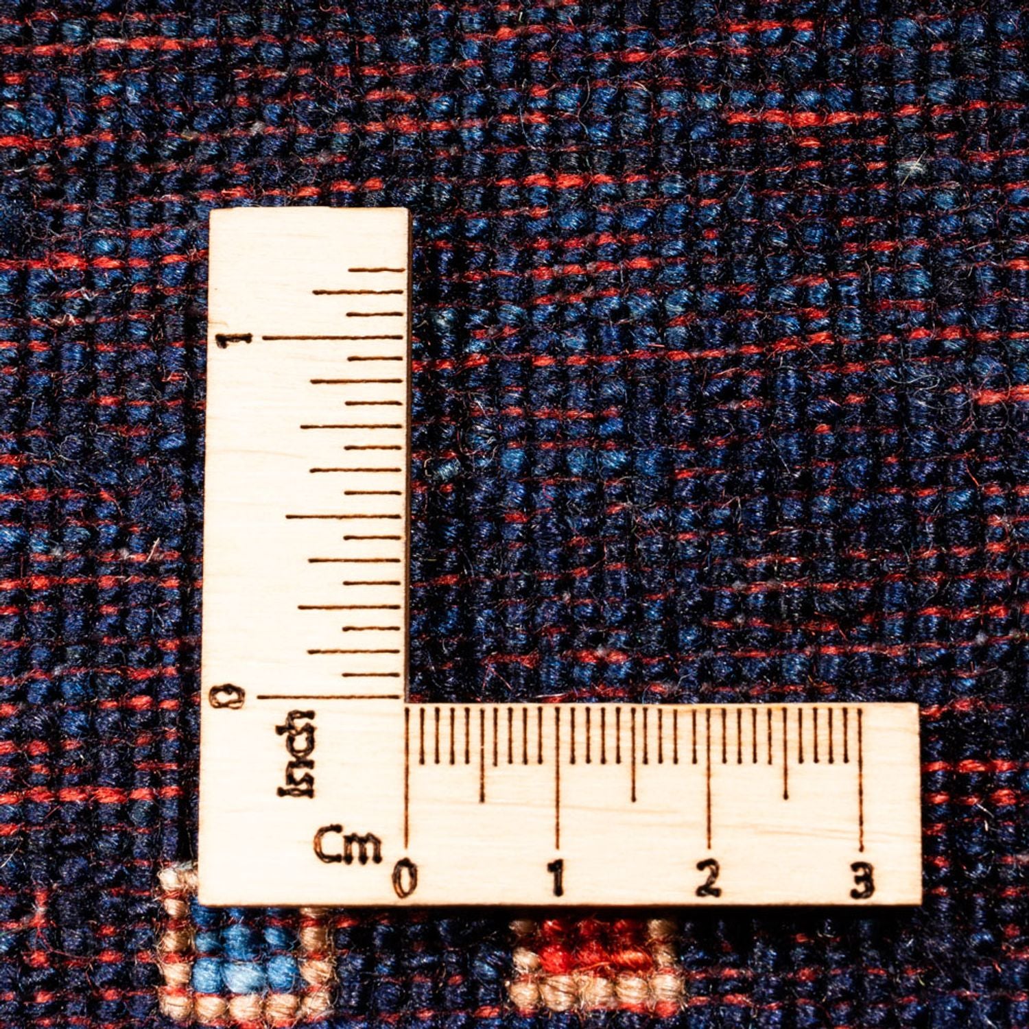 Alfombra de pasillo Alfombra Gabbeh - Persa - 202 x 82 cm - azul oscuro