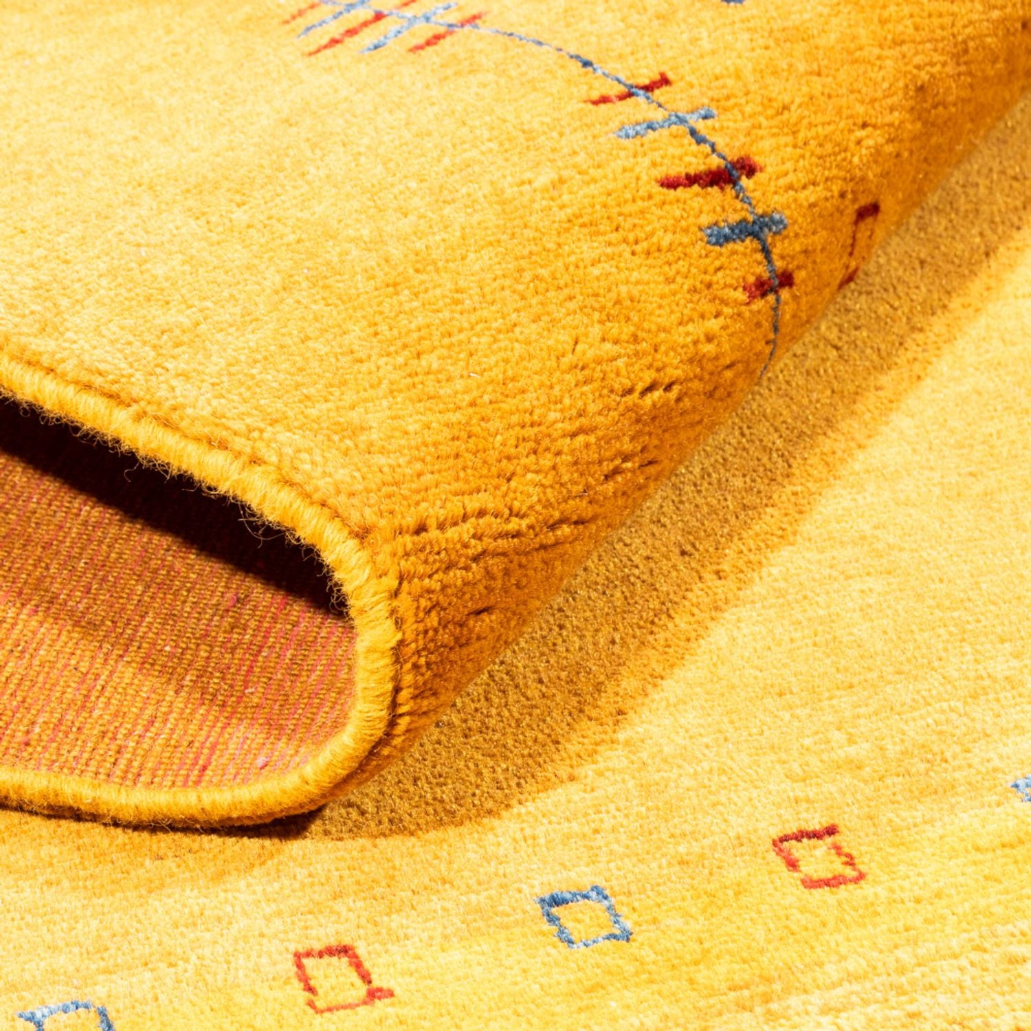 Alfombra Gabbeh - Persa - 191 x 147 cm - oro