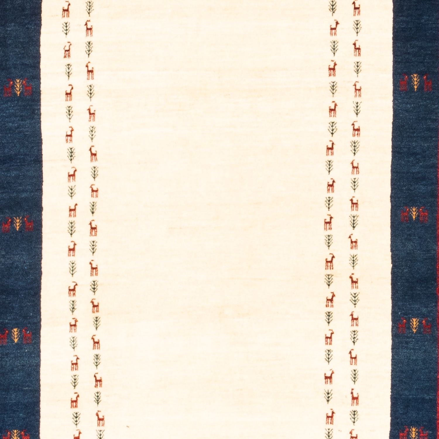 Alfombra Gabbeh - Persa - 202 x 155 cm - crema