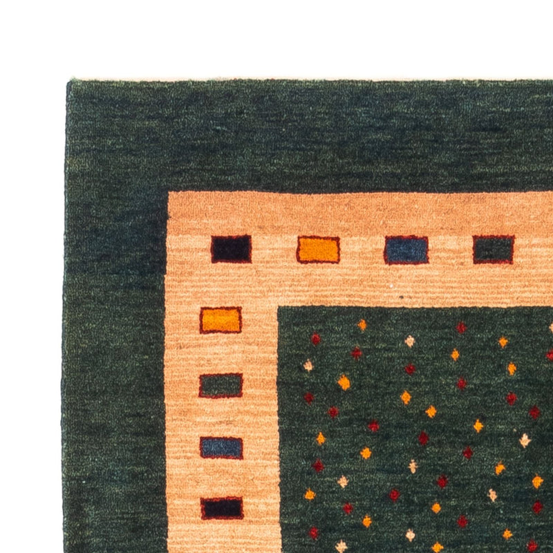 Alfombra de pasillo Alfombra Gabbeh - Persa - 226 x 86 cm - verde