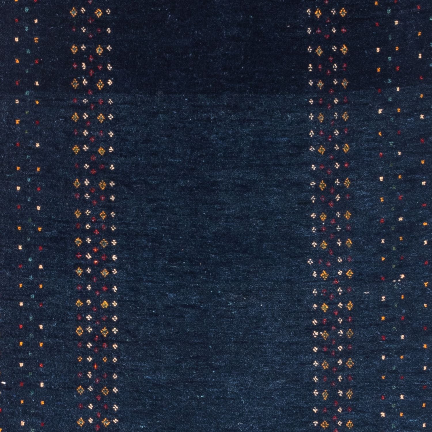 Alfombra de pasillo Alfombra Gabbeh - Persa - 245 x 83 cm - azul oscuro