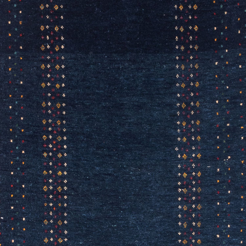 Alfombra de pasillo Alfombra Gabbeh - Persa - 245 x 83 cm - azul oscuro
