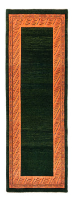 Alfombra de pasillo Alfombra Gabbeh - Persa - 232 x 85 cm - azul oscuro