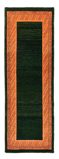 Alfombra de pasillo Alfombra Gabbeh - Persa - 232 x 85 cm - azul oscuro