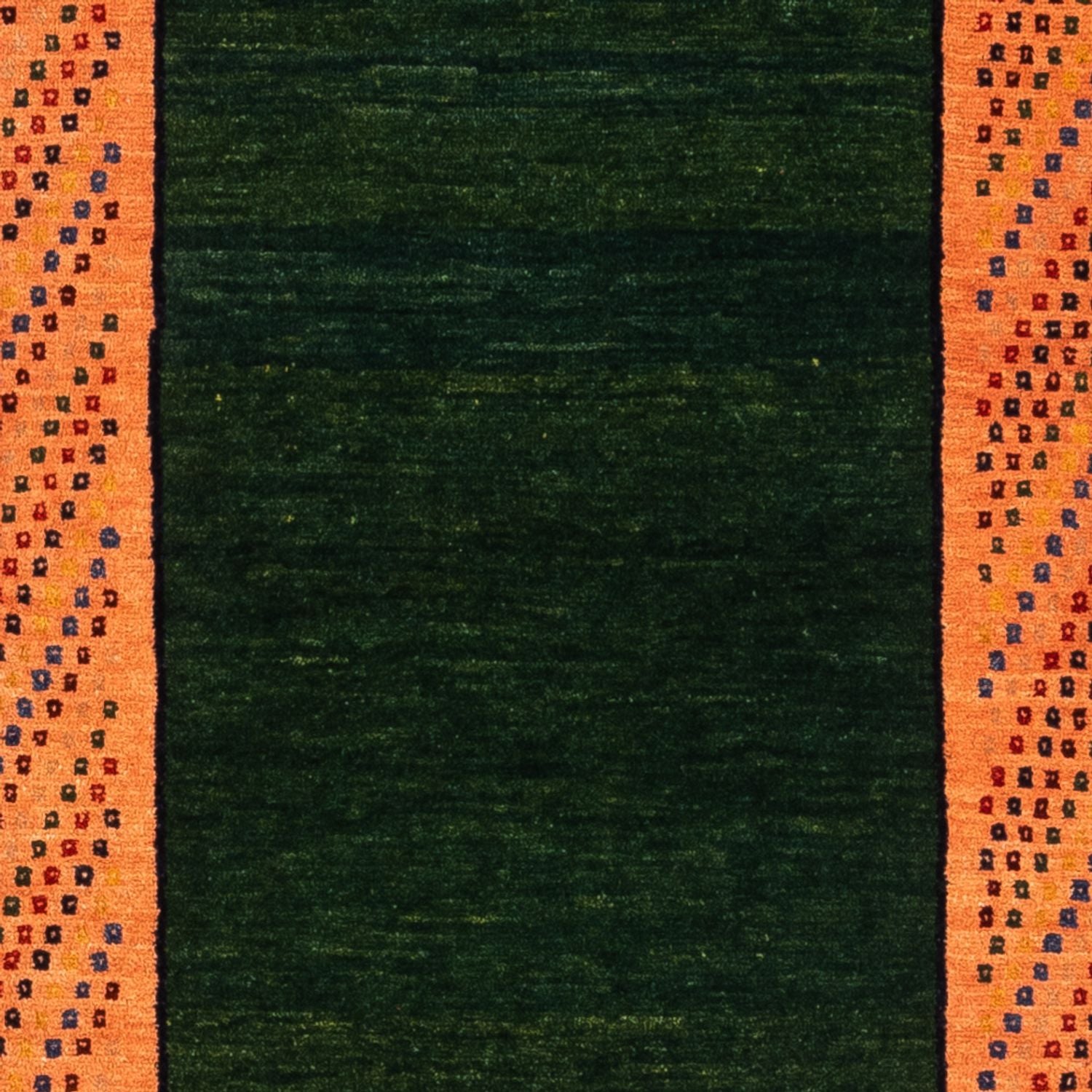 Alfombra de pasillo Alfombra Gabbeh - Persa - 232 x 85 cm - azul oscuro
