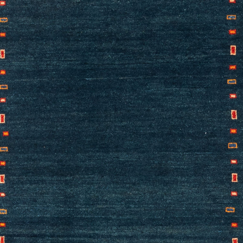 Alfombra de pasillo Alfombra Gabbeh - Persa - 251 x 80 cm - azul oscuro