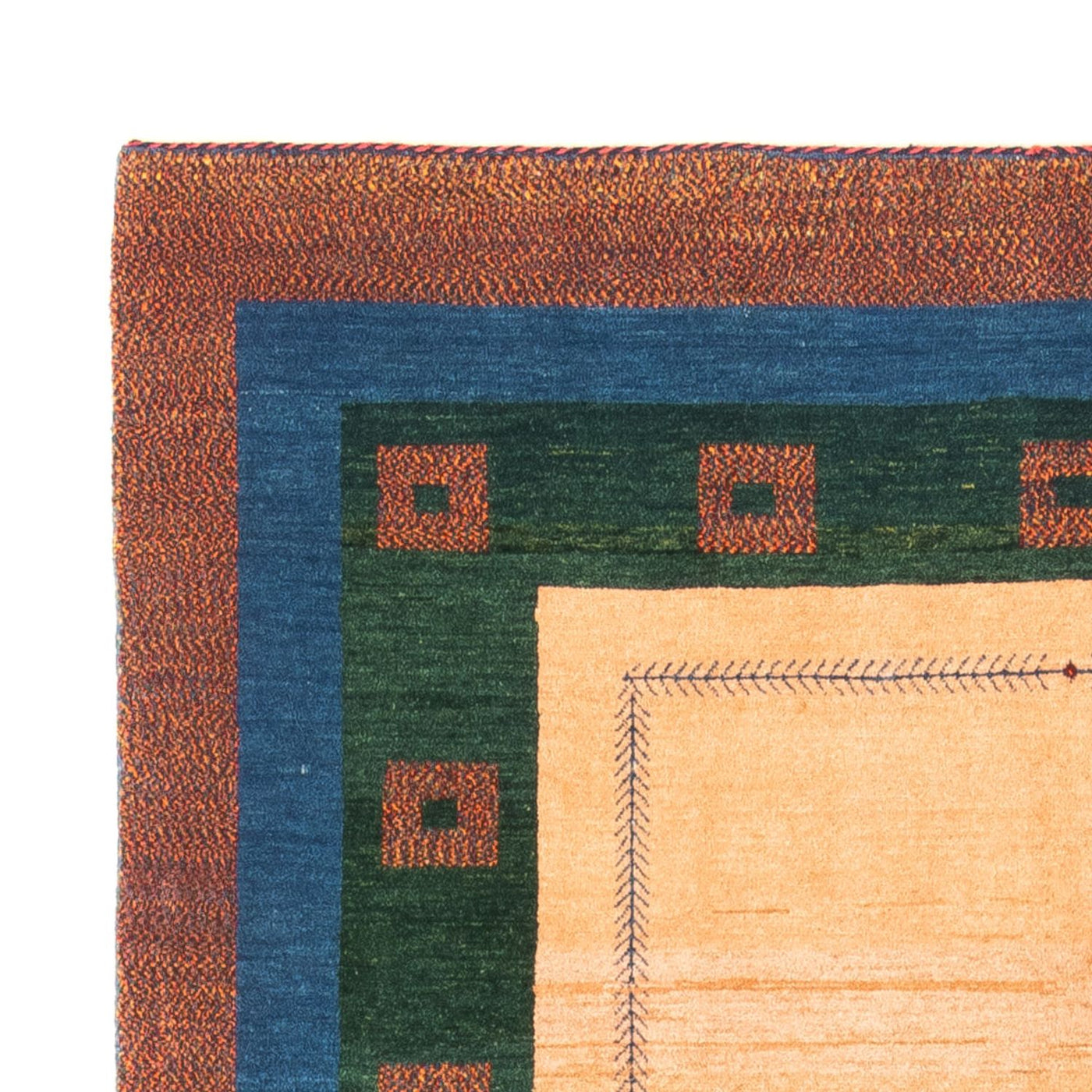 Gabbeh Persa Alfombra 204x152cm - Perserteppich Wollteppich