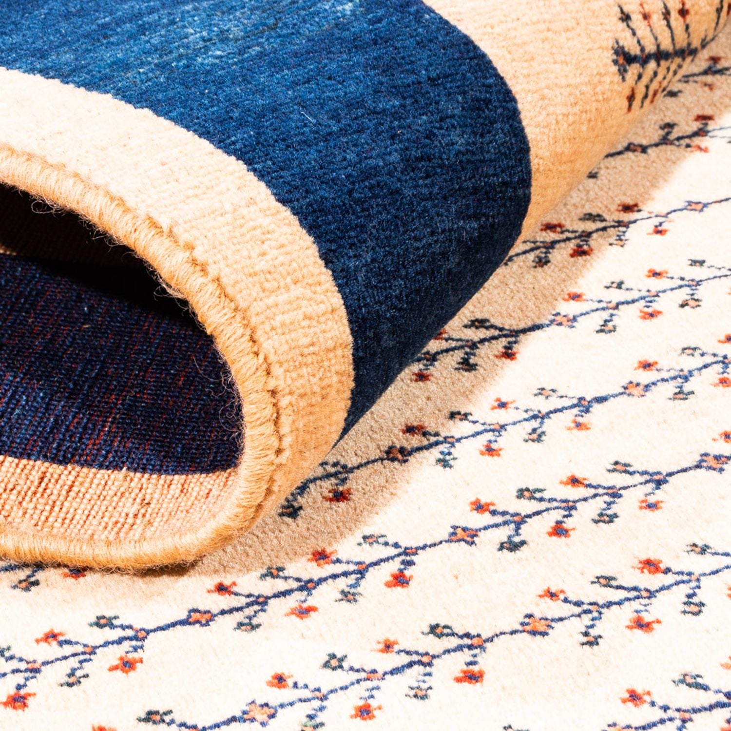 Alfombra Gabbeh - Persa - 192 x 114 cm - crema