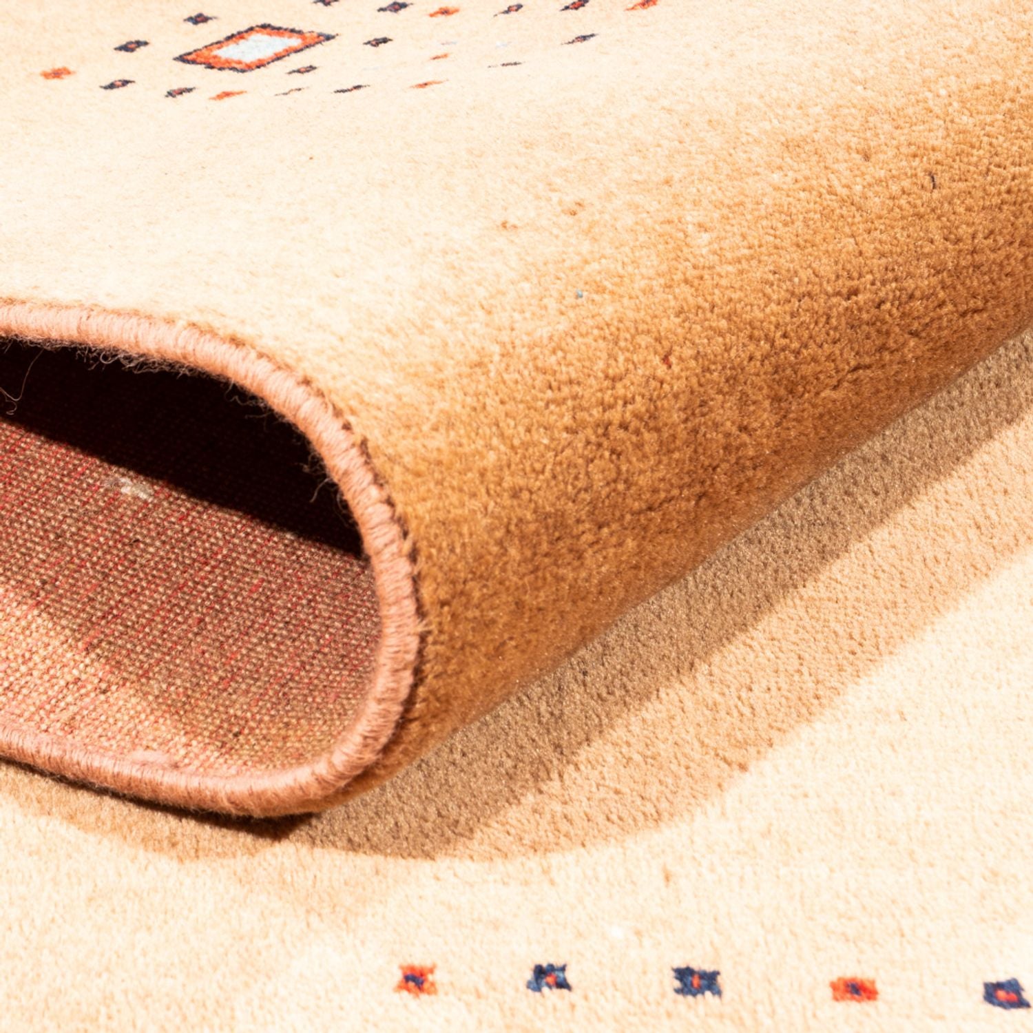 Alfombra Gabbeh - Persa - 198 x 147 cm - beige