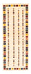 Alfombra de pasillo Alfombra Gabbeh - Persa - 195 x 81 cm - crema