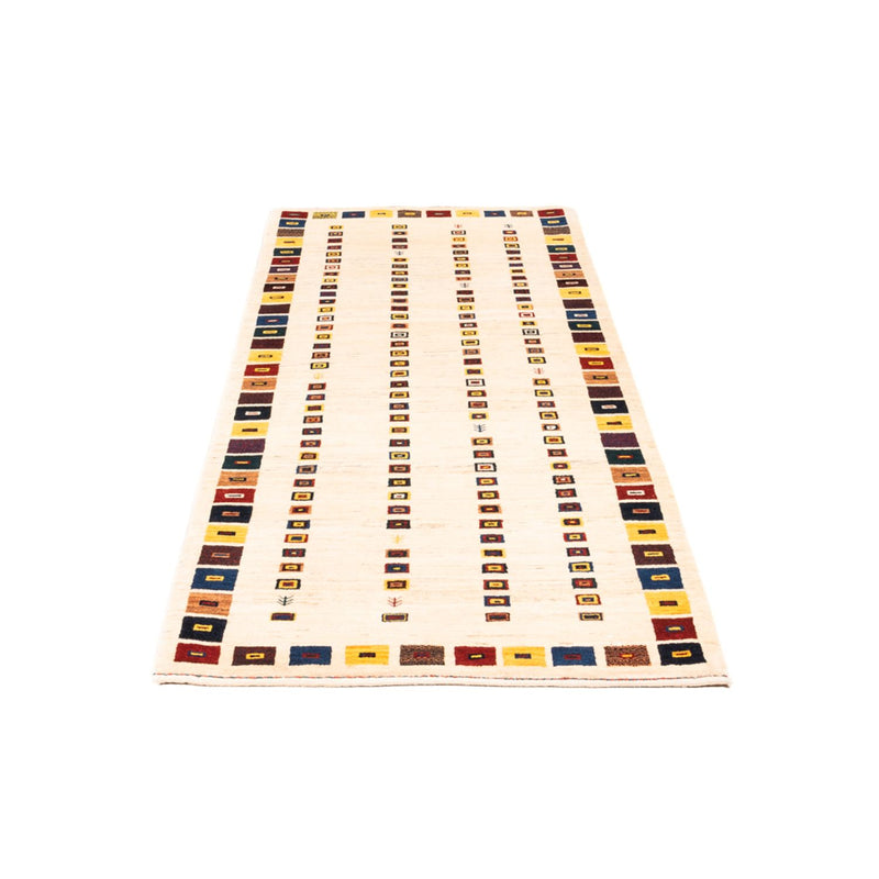 Alfombra de pasillo Alfombra Gabbeh - Persa - 195 x 81 cm - crema