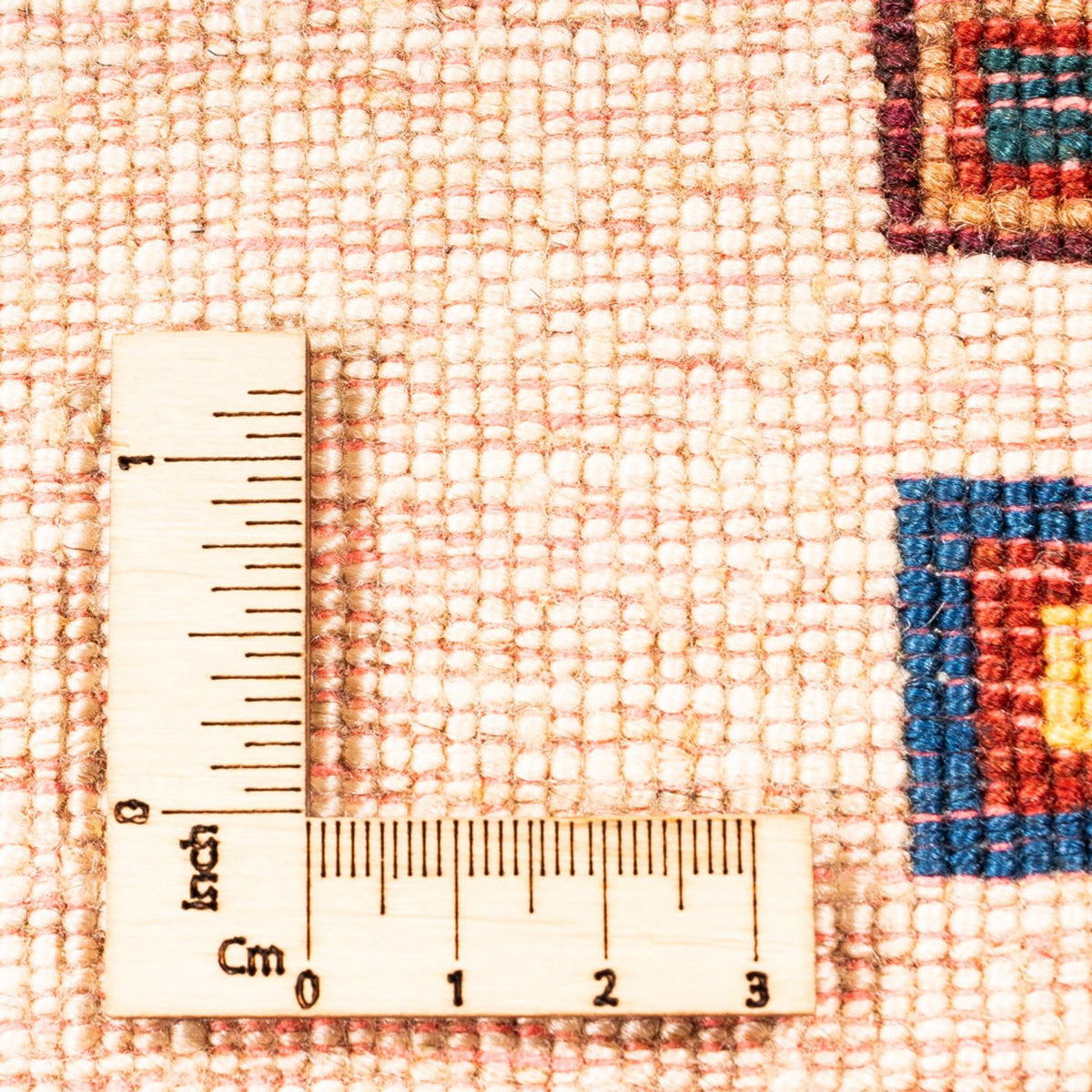 Alfombra de pasillo Alfombra Gabbeh - Persa - 195 x 81 cm - crema