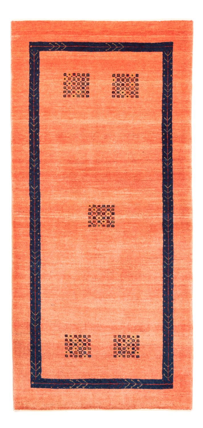 Alfombra Gabbeh - Persa - 171 x 76 cm - salmón