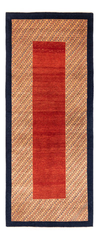 Alfombra de pasillo Alfombra Gabbeh - Persa - 197 x 80 cm - rojo