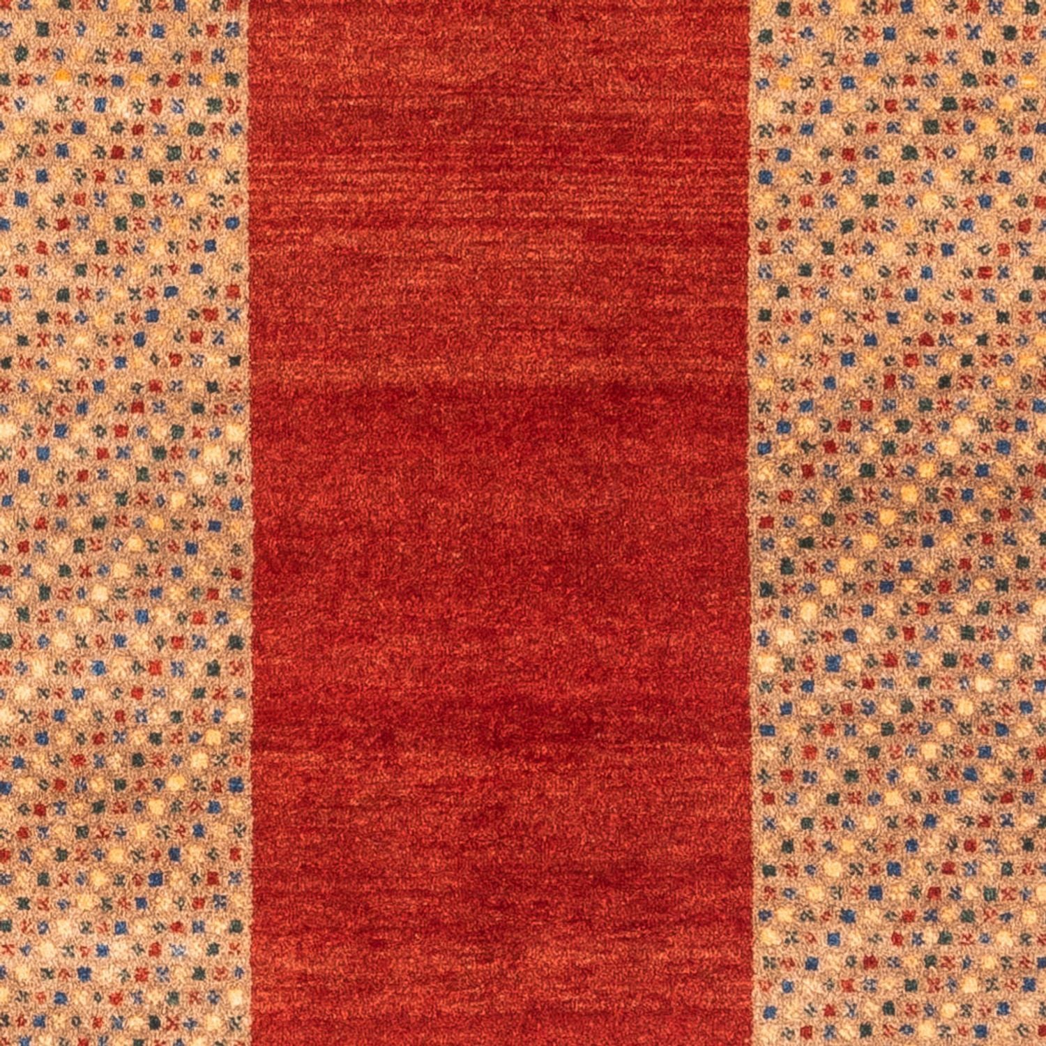 Alfombra de pasillo Alfombra Gabbeh - Persa - 197 x 80 cm - rojo