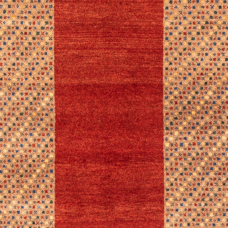 Alfombra de pasillo Alfombra Gabbeh - Persa - 197 x 80 cm - rojo