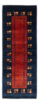 Gabbeh Persa Alfombra 214x80cm - Perserteppich Wollteppich