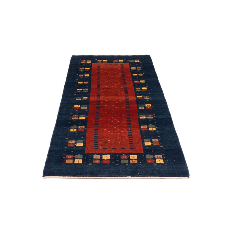 Alfombra de pasillo Alfombra Gabbeh - Persa - 214 x 80 cm - rojo