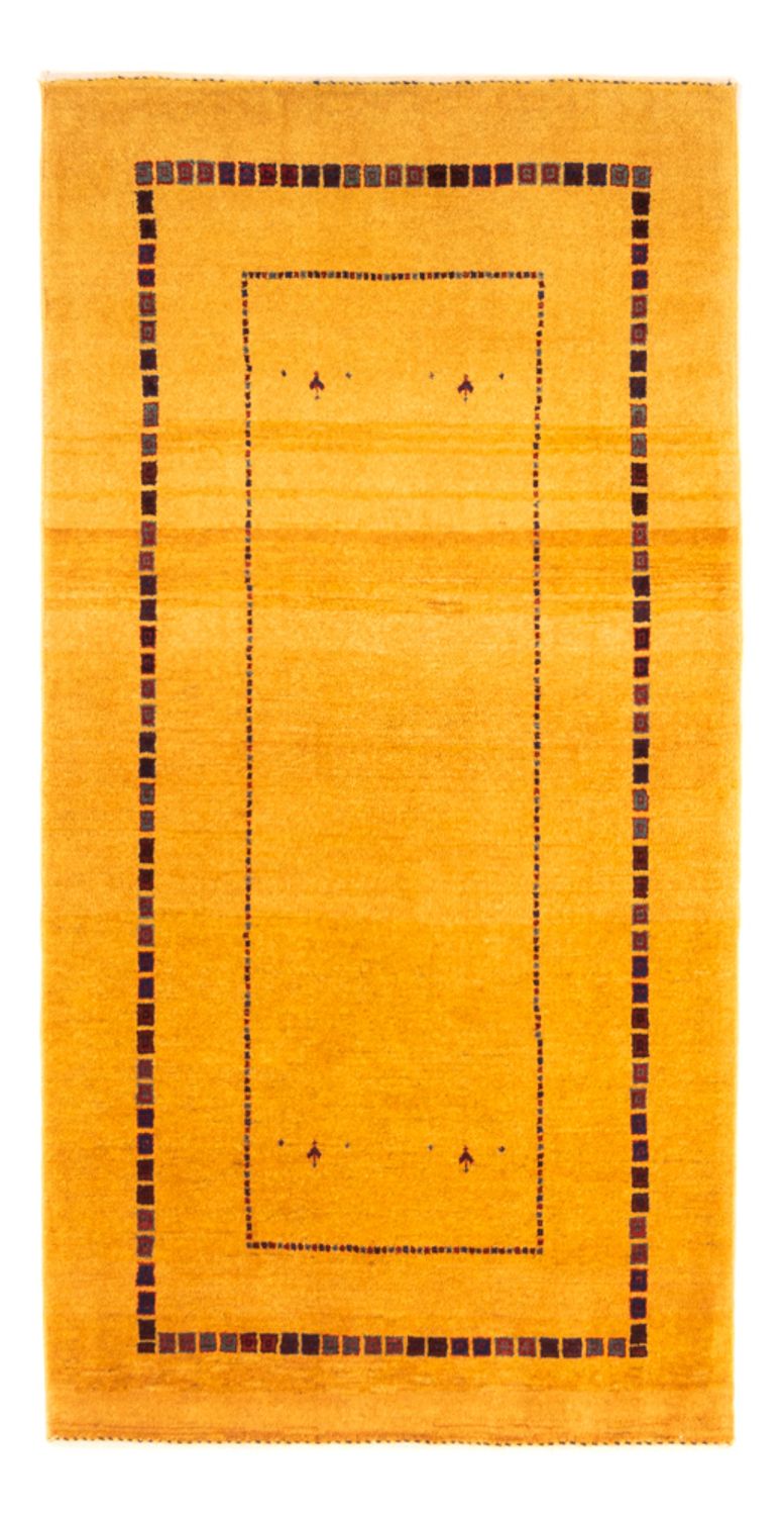 Alfombra Gabbeh - Persa - 155 x 83 cm - amarillo