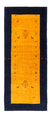 Alfombra de pasillo Alfombra Gabbeh - Persa - 188 x 82 cm - oro