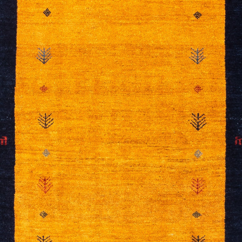 Alfombra de pasillo Alfombra Gabbeh - Persa - 188 x 82 cm - oro