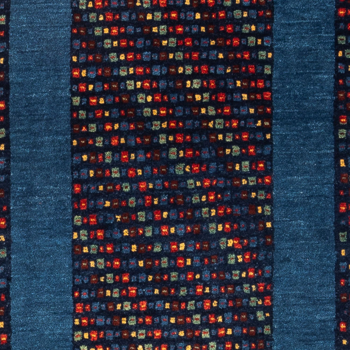 Alfombra de pasillo Alfombra Gabbeh - Persa - 196 x 82 cm - azul