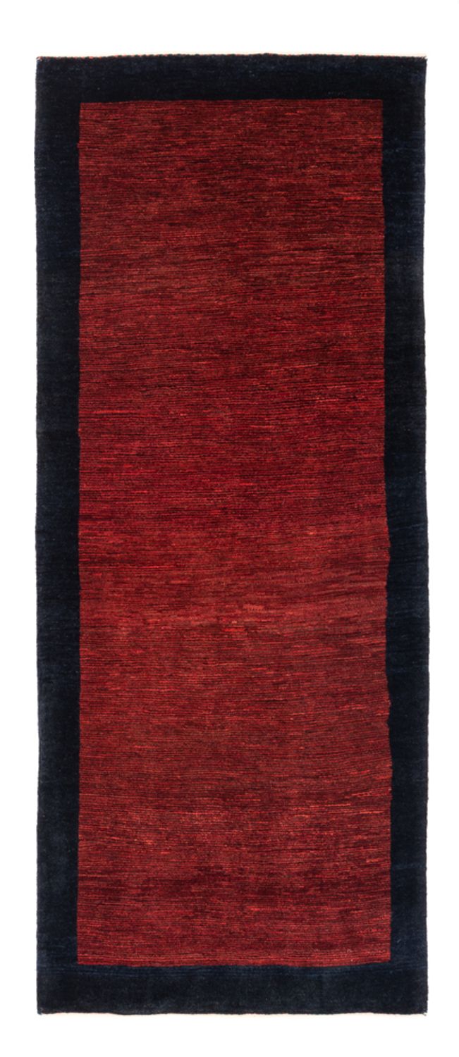 Alfombra de pasillo Alfombra Gabbeh - Persa - 193 x 80 cm - rojo vino