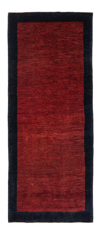 Alfombra de pasillo Alfombra Gabbeh - Persa - 193 x 80 cm - rojo vino